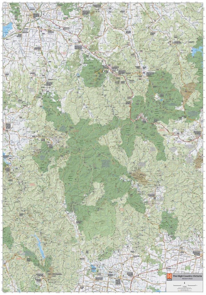 Load image into Gallery viewer, The Victorian High Country Map | Hema Maps | A247 Gear
