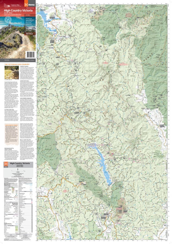 The Victorian High Country - South Western Map | Hema Maps | A247 Gear