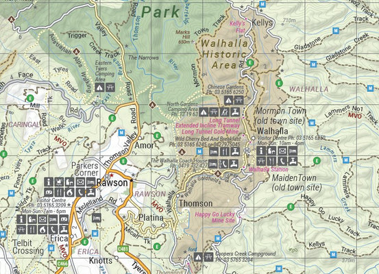 The Victorian High Country - South Western Map | Hema Maps | A247 Gear