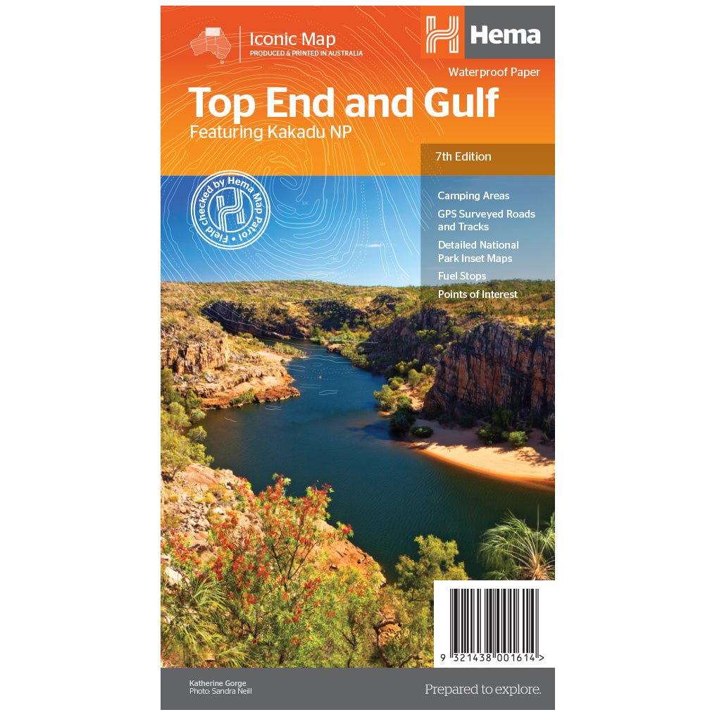 Top End and Gulf Map | Hema Maps | A247 Gear
