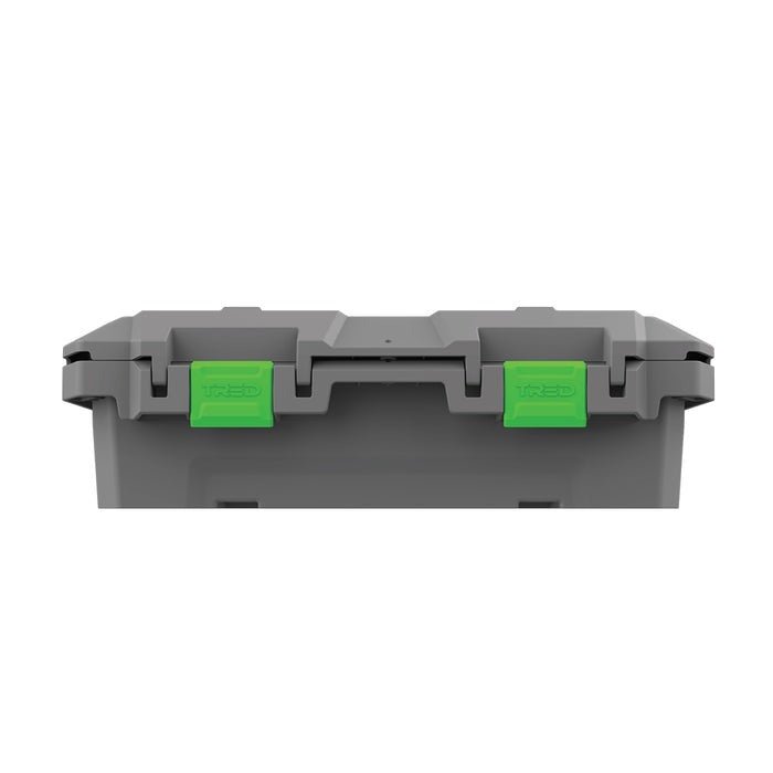 TRED GT Storage Box 25L - Shallow - Grey With Green | Tred | A247 Gear