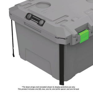 TRED GT Storage Box 65L - Shallow - Grey With Green | Tred | A247 Gear