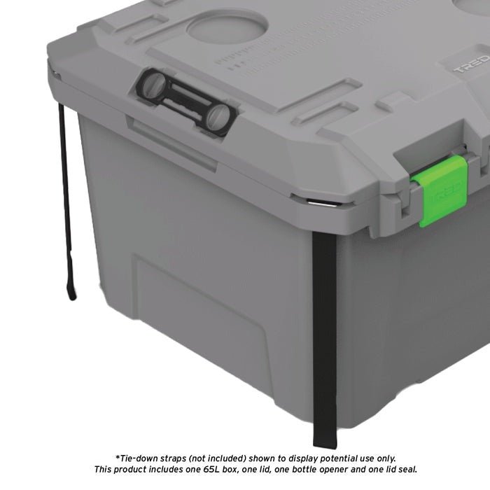Load image into Gallery viewer, TRED GT Storage Box 65L - Shallow - Grey With Green | Tred | A247 Gear
