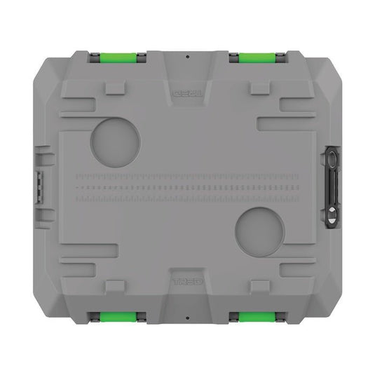 TRED GT Storage Box 65L - Shallow - Grey With Green | Tred | A247 Gear