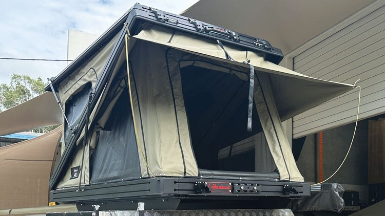 TX27 Hardshell Rooftop Tent 1.4 Double Pop - The Bush Company | The Bush Company | A247 Gear