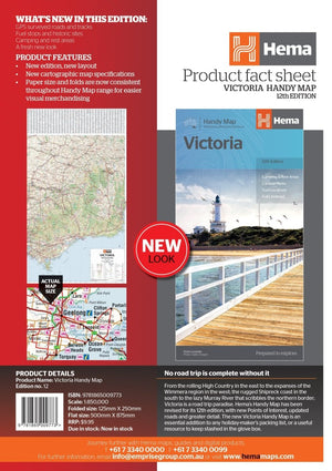 Victoria Handy Map | Hema Maps | A247 Gear